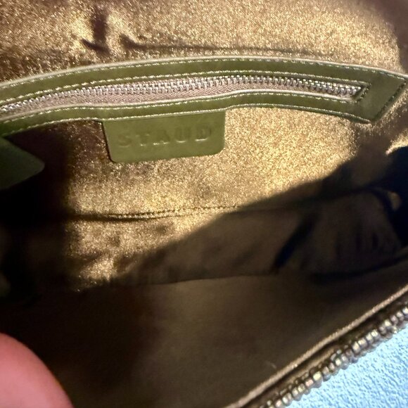 Gorgeous Staud Beaded Tommy Bag in Avocado Green - new without tags $295 retail - Picture 2 of 4